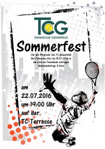 Sommerfest (für alle Mitglieder des TC Geisenfeld)